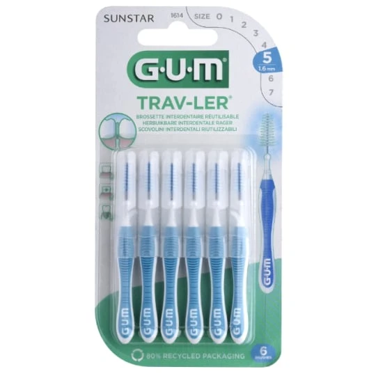 Brossette interdentaire Taille 5 1,6mm Gum