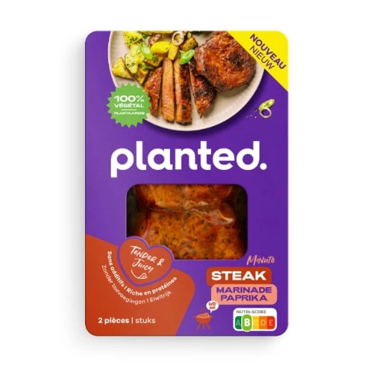 Steak 100% Végétal Mariné Paprika