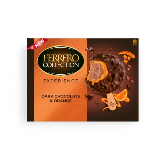 Glace Chocolat Noir et Orange