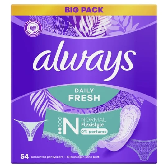 Protège-Slip Daily Fresh Normal - Flexible 0% parfum