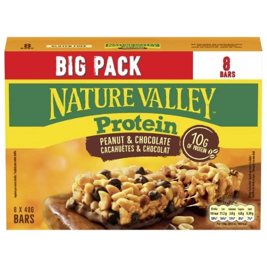 Barres Céréales Protein Peanut et Chocolat