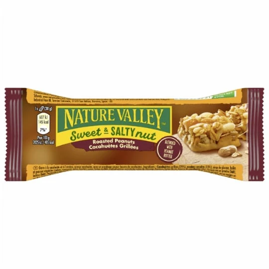 Barres Céréales Sweet and Salty Nut Cacahuète