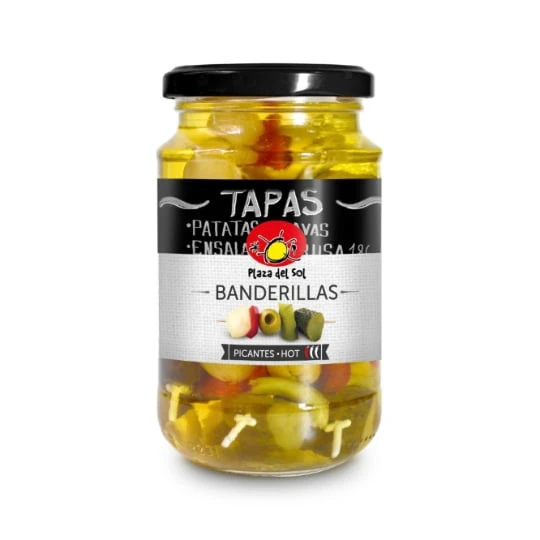 Brochettes condiments piquants