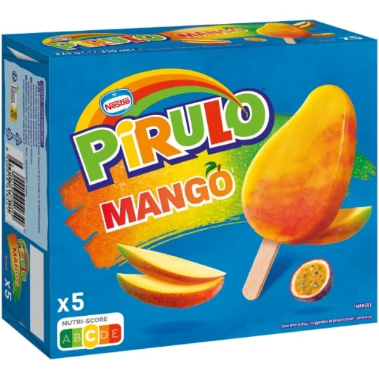 Glace à l'Eau à la Mangue