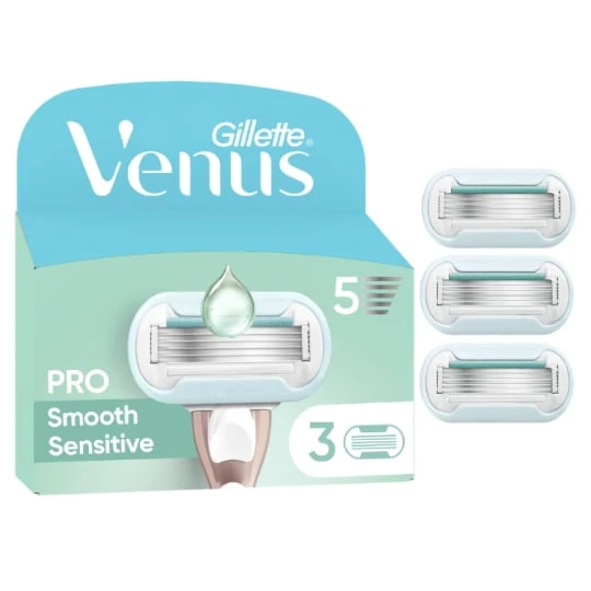 Recharge de Lames de Rasoir Femmes Pro Smooth Sensitive