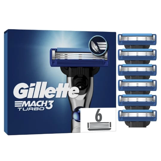 Recharge De Lames De Rasoir Pour Homme Mach3 Turbo