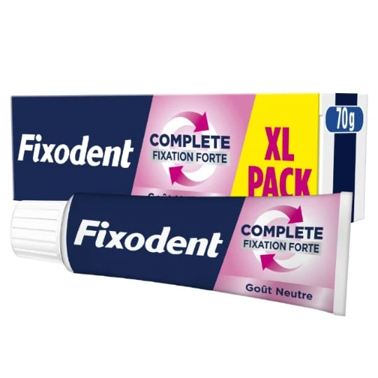 Crème Adhésive pour Prothèses Complete Fixation Forte