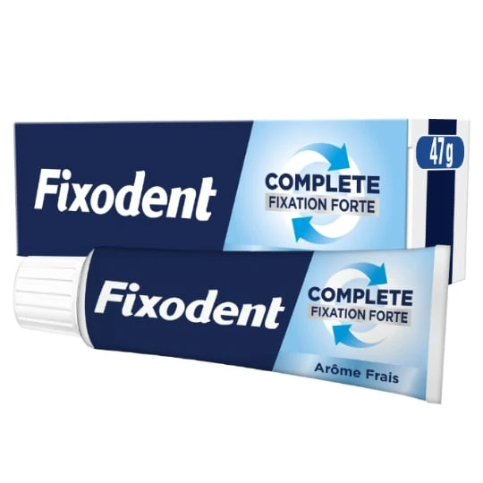 Crème Adhésive pour Prothèses Complete Fixation Forte
