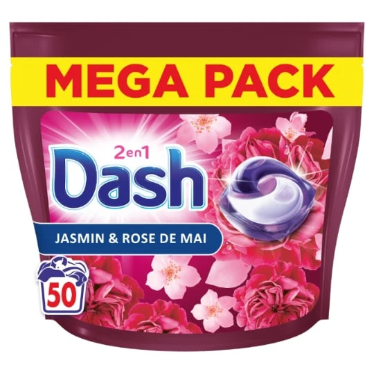 Lessive Capsules 2en1 Jasmin & Rose de Mai