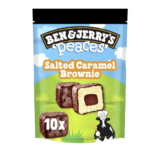 Glace Dessert Glacé Brownie Caramel Salé