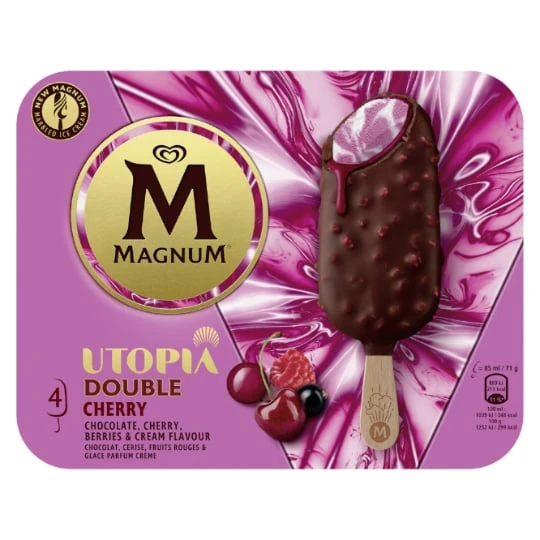 Glace Utopia Double Fruits Rouges