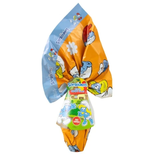 Œuf géant au lait Schtroumpf