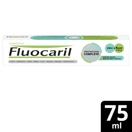 Dentifrice Protection Complète Zinc et Fluor Anti-bactérien