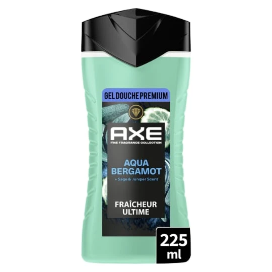 Gel douche Homme Corps Parfum Frais Huiles Essentielles Bergamote Sauge Genévrier 12h Frais