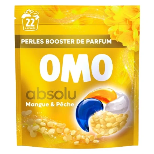 Lessive Capsules Perles Parfumées Mangue & Pêche