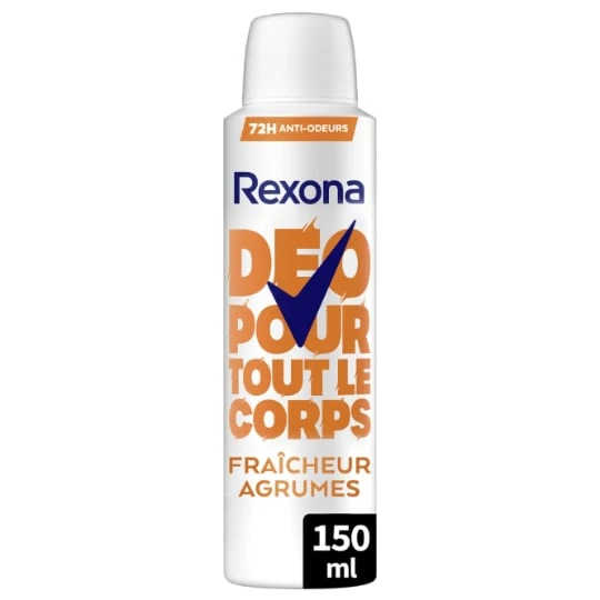 Déodorant Pour tout le Corps Fraîcheur Agrumes 0% alcool