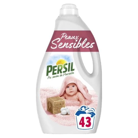 Lessive Liquide  Peaux Sensibles au savon de Marseille
