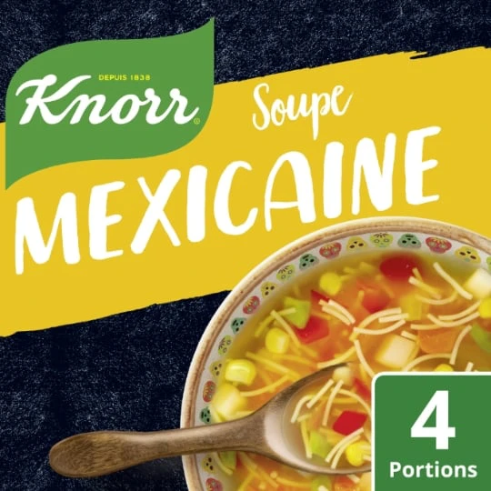 Soupe déshydraté poulet, maïs, poivrons