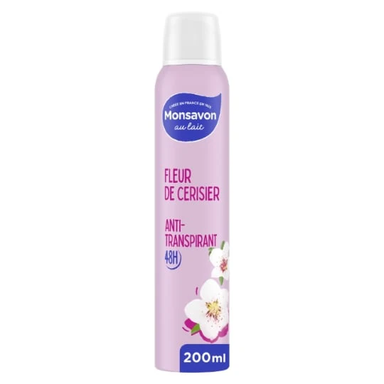 Déodorant spray Anti-transpirant 48h Fleur de cerisier