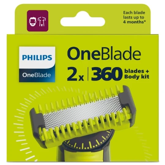Recharges rasoir 360 Blades + Body Kit