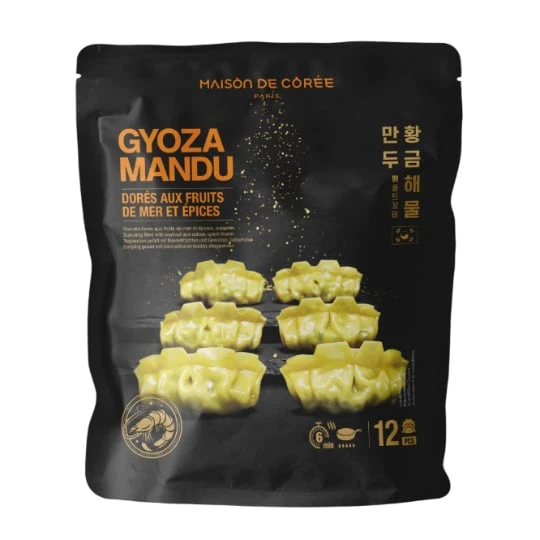 Gyoza Mandu Dorés aux Fruits de Mer et Epices