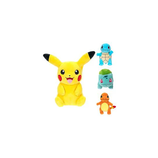 Peluche Pokémon Kanto First Parteners