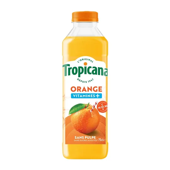 Jus d'orange Vitamines sans pulpe