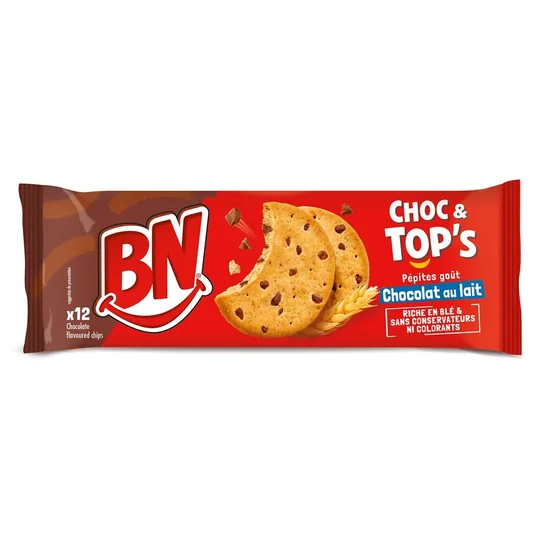 Biscuits Pépites Goût Chocolat au Lait