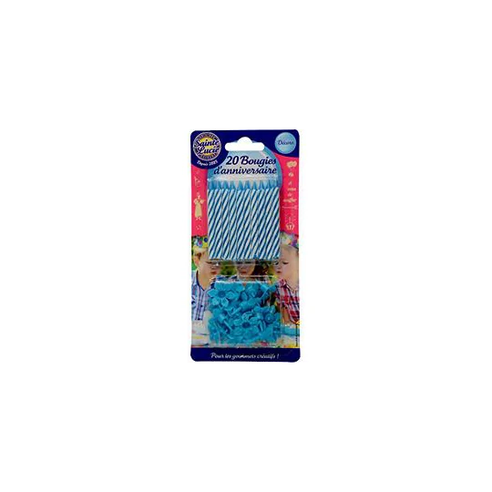 Bougies bleues