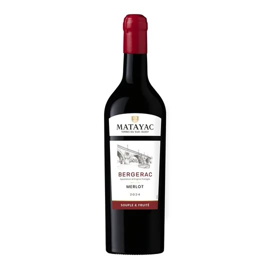 Vin Rouge Merlot AOP Bergerac