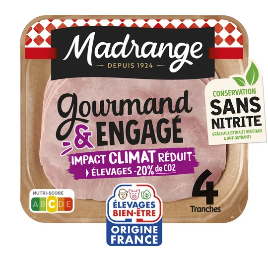 Jambon Cuit Découenne Sans Nitrite