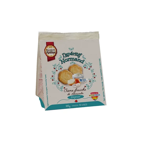 Biscuits Apéritifs Normand à l'Oignon