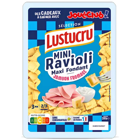 Mini Ravioli Maxi Fondant Jambon Fromage