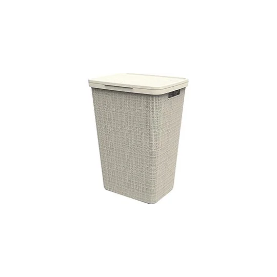 Coffre à linge 58L beige