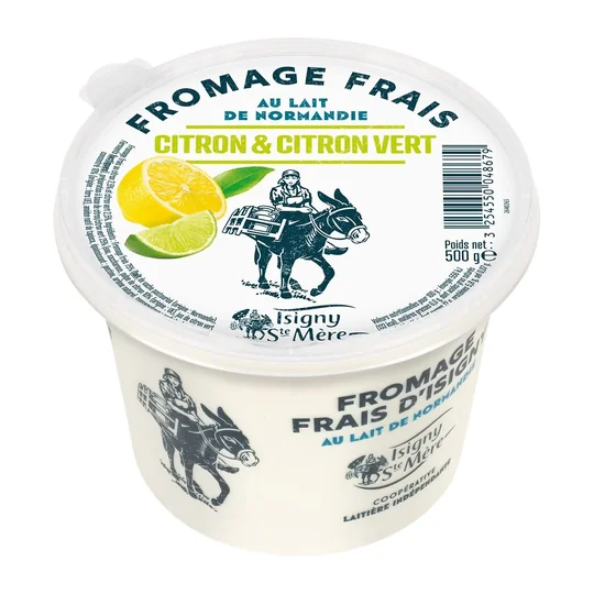 Fromage Frais Citron & Citron Vert au Lait de Normandie
