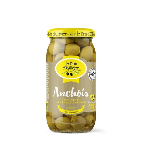 Olives Vertes farce anchois