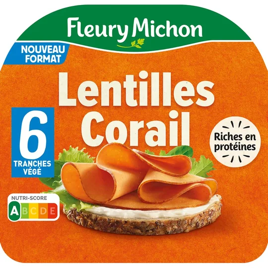 Tranches Végétales Lentilles Corail