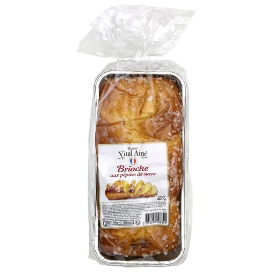 Brioche Tressée Pépites de Sucre