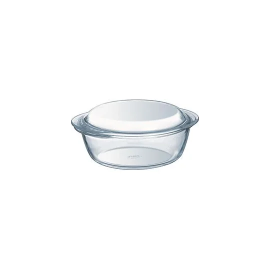 Plat à four Verre Rond 3L 27 cm Essentials