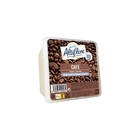 Crème Glacée Artisanale Des Alpes Café Colombie