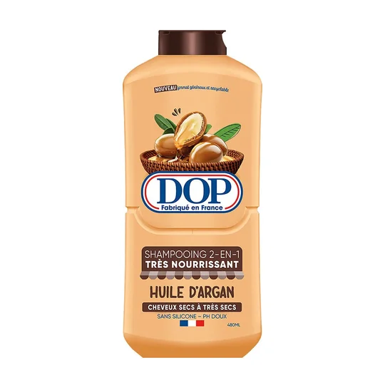 Shampoing 2en1 Très nourrissant pour Cheveux secs à très secs Huile D Argan
