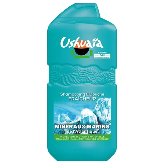 Shampoing et gel douche Fraîcheur Minéraux Marins de l'Atlantique