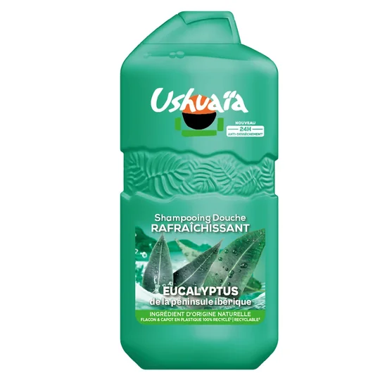 Gel douche Rafraîchissant Hydratant Eucalyptus 24H Anti-dessèchement Ingrédient D'origine Naturelle Flacon Recyclé