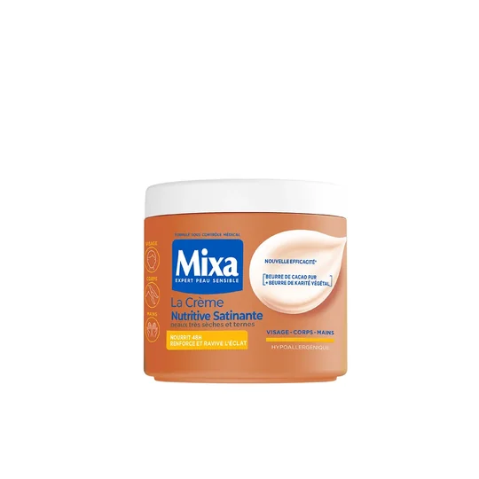 La Crème Nutrtive Satinante pour Peaux très Sèches et Ternes Visage - Corps - Mains