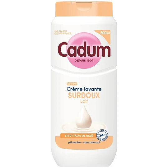 Crème Lavante Surdoux au Lait Effet Peau de Bébé