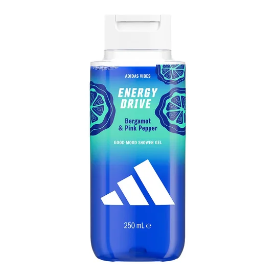 Gel douche Homme Corps Bergamot et Poivre Rose Energy Drive Good Mood Vibes