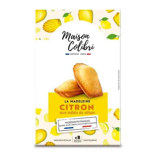 Madeleines Citron Eclats de Citron