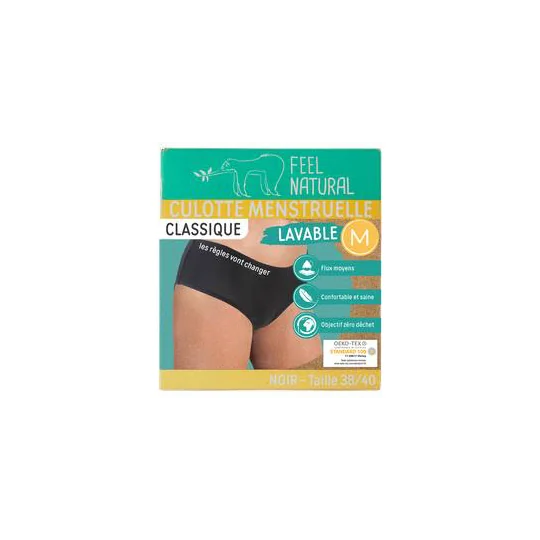 Culotte menstruelle Taille M Noire