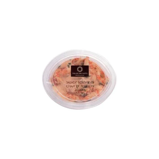 Salade écrevisses-chair de poisson
