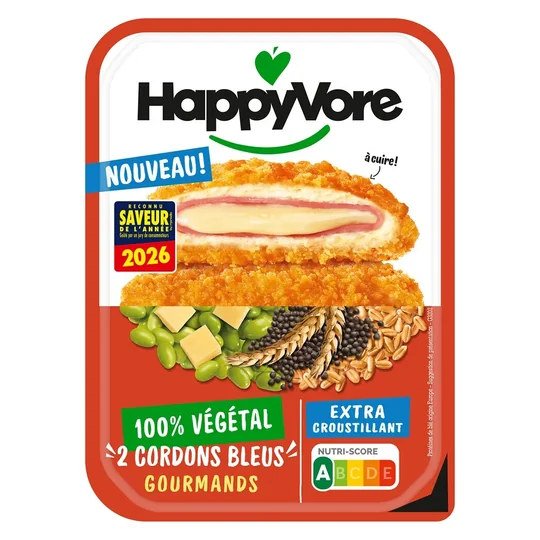 Plat cuisiné Cordons Bleus végétaux & gourmands